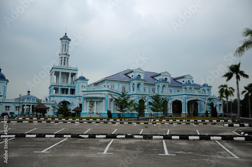 The Sultan Ismail Mosque in Muar, Johor, Malaysia 