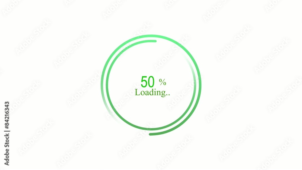 cerchio di caricamento verde cerchio di caricamento verde