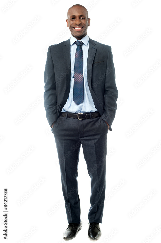 Full length image of handsome businessman Full length image of handsome businessman