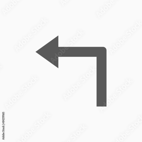 turn left icon