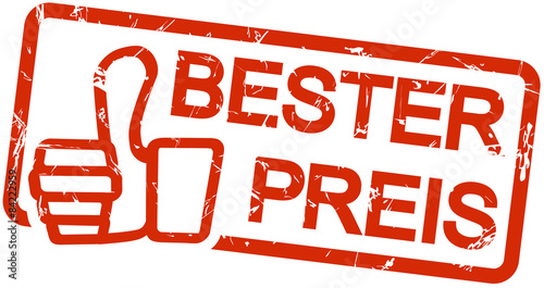 red stamp BESTER PREIS