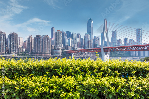 modern panoramic skyline of chongqing © zhu difeng