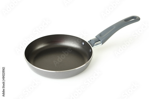 Frying pan isolated on white