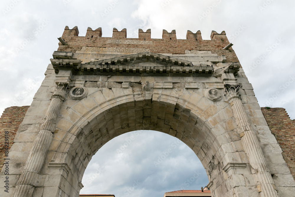 Arch of Augustus. Rimini. Italy