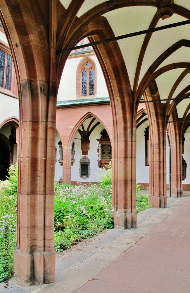 Kreuzgang und Garten des Basler Münsters
