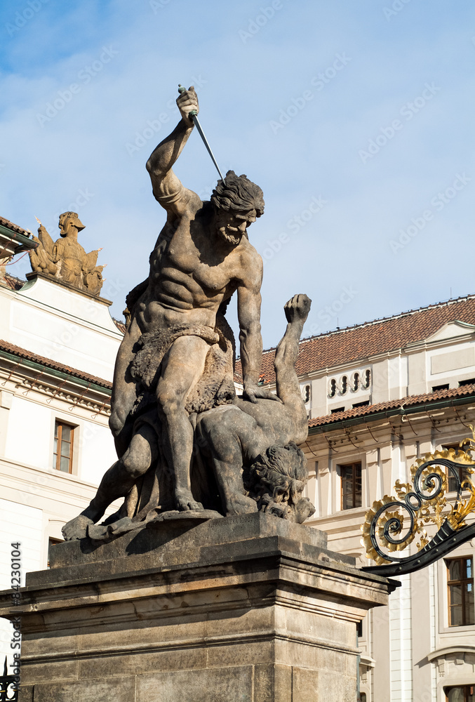 Obraz premium Prague Castle Giant