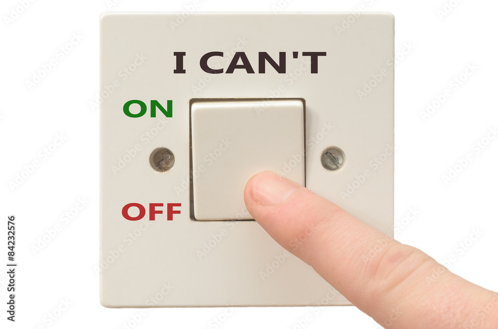 Dealing with I can't, turn it off Dealing with I can't, turn it off
