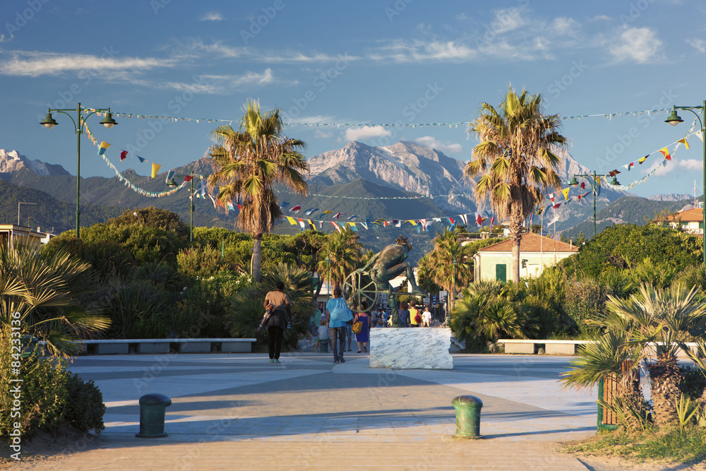 Obraz premium la spiaggia di Forte dei Marmi