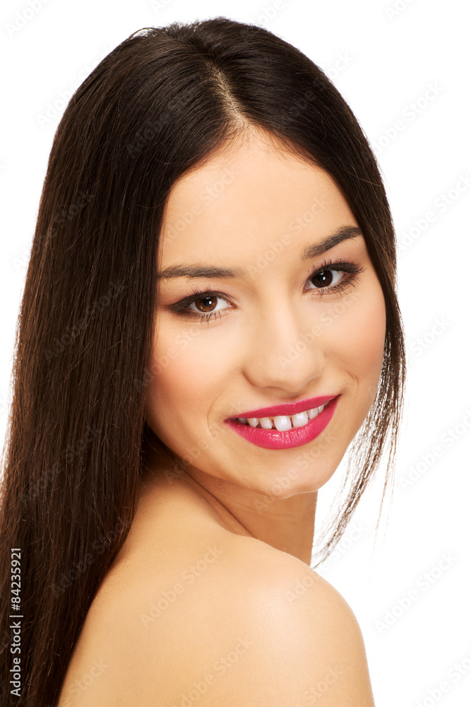 Beauty woman with full make up.