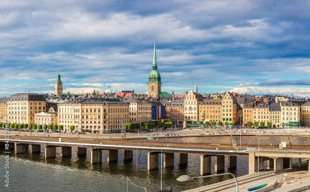 Fototapeta premium Panorama of Stockholm, Sweden