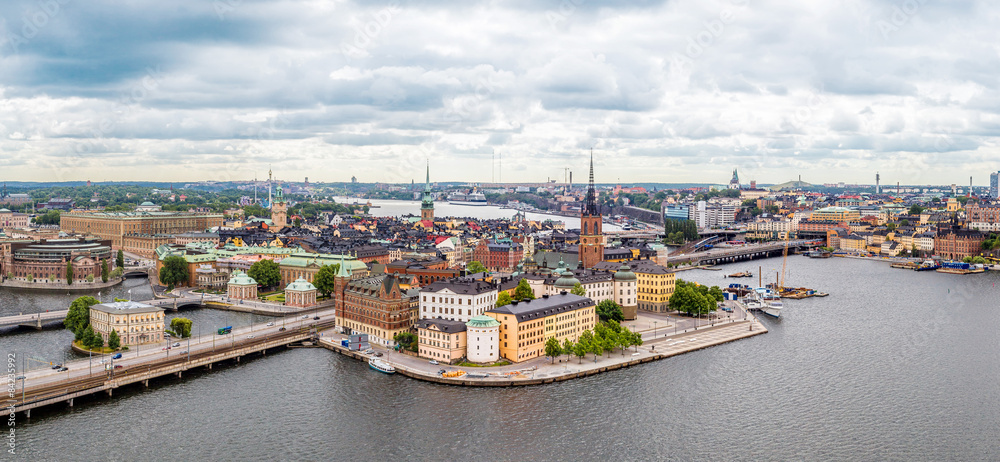 Fototapeta premium Panorama of Stockholm, Sweden