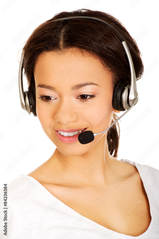 African call center operator