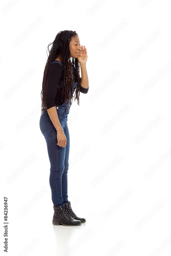 Model isolated talking shouting voice Model isolated talking shouting voice