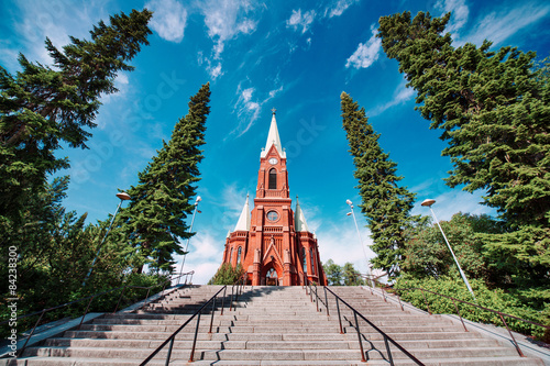 Canvas Print Cathedral in Mikkeli