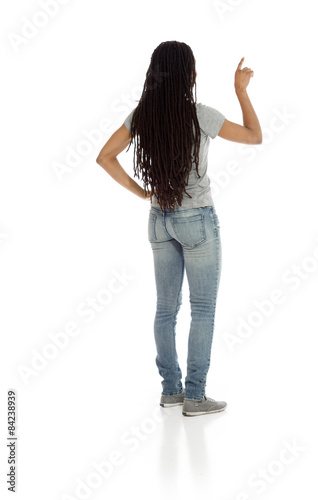 Model isolated back pointing