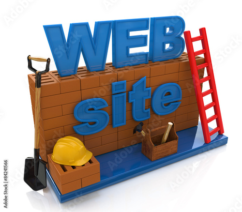 Website development. Website building, under construction or rep