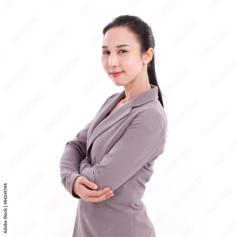 smiling, happy, confident female business executive portrait smiling, happy, confident female business executive portrait