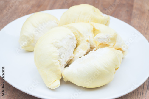 Delicious fresh ripe thai durian.