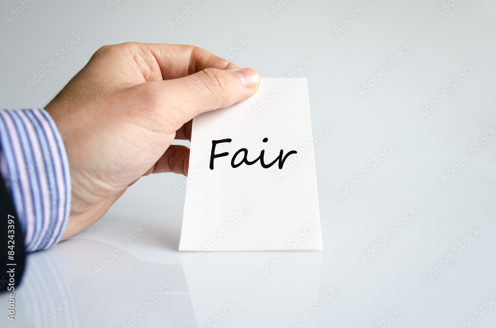 Fair concept Fair concept