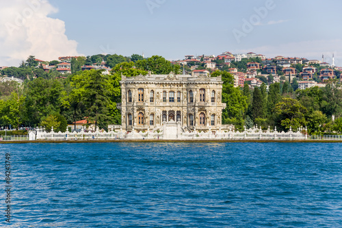 Istanbul. Palace Gyuksu on the banks of the Bosphorus photo