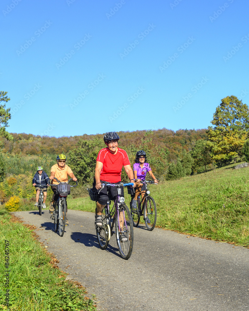 Radtour im Herbst