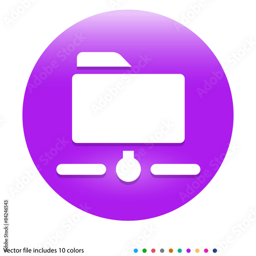 Multicolored App Button