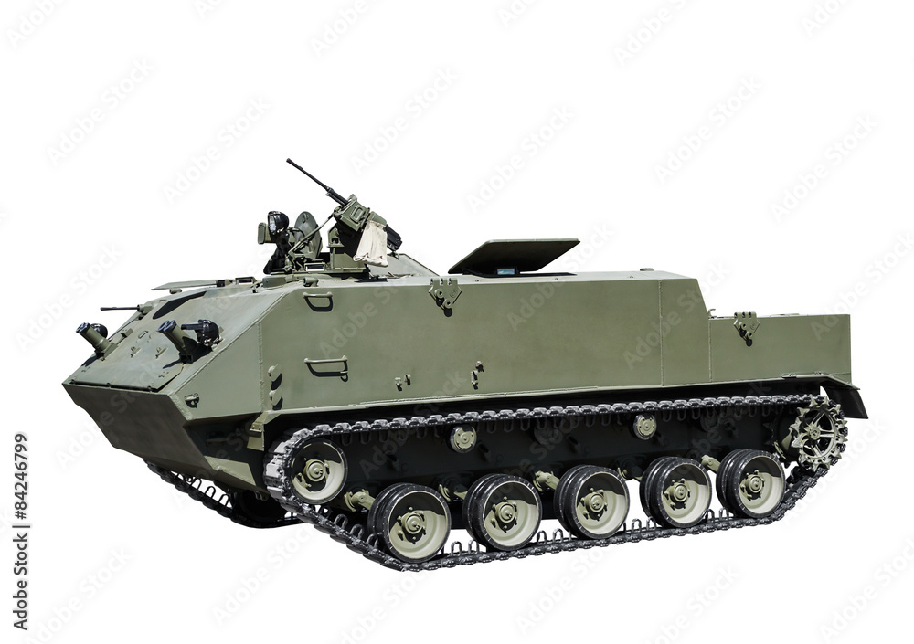 armored personnel carrier landing troops