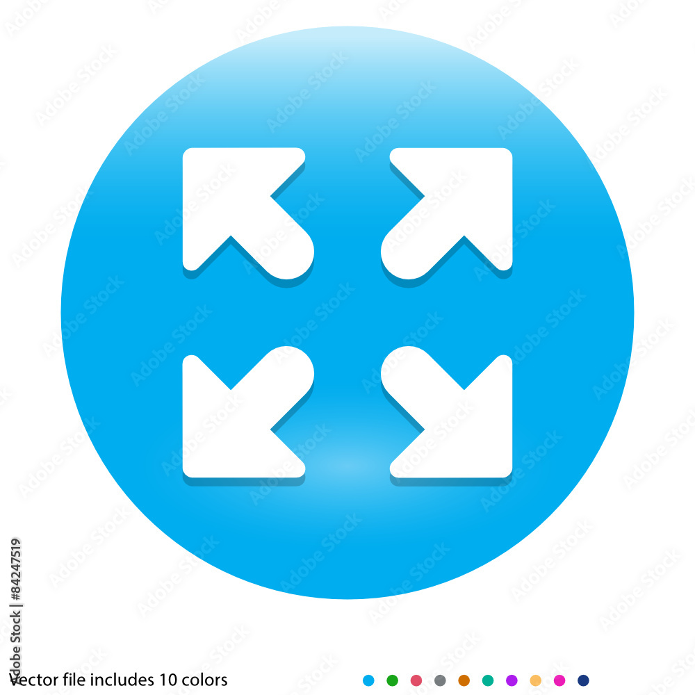 Multicolored App Button Multicolored App Button