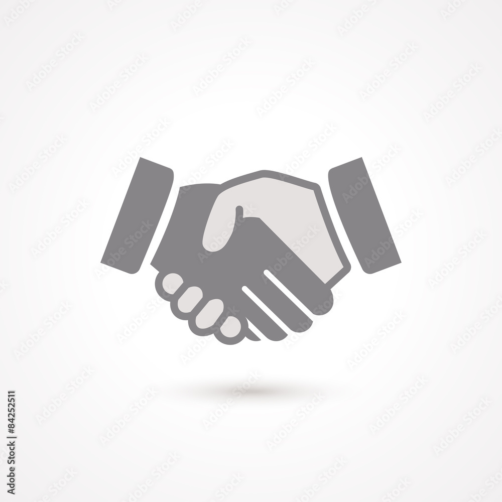 Handshake black icon Handshake black icon