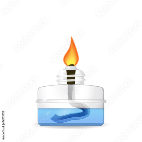 Chemical alcohol burner photo