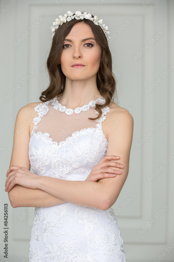 Portrait of elegant bride Portrait of elegant bride