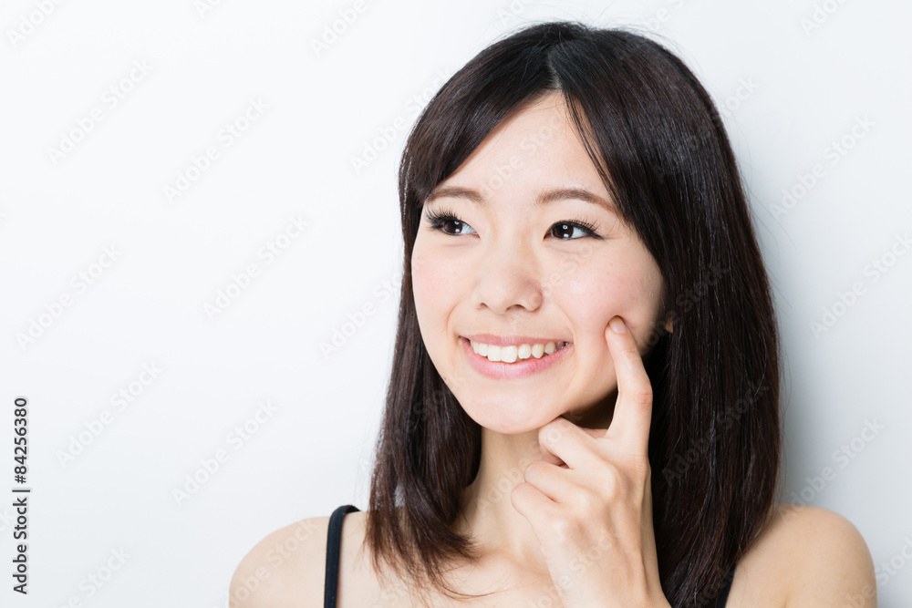 attractive asian woman skincare image attractive asian woman skincare image