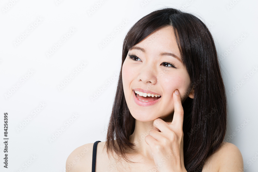 attractive asian woman skincare image attractive asian woman skincare image