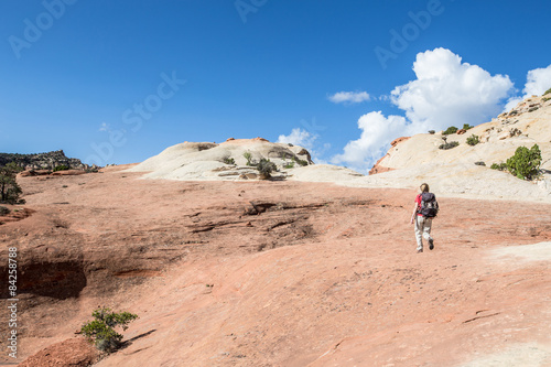 Randonneuse à Capitol Reef