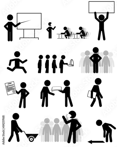 Black businessmen figures