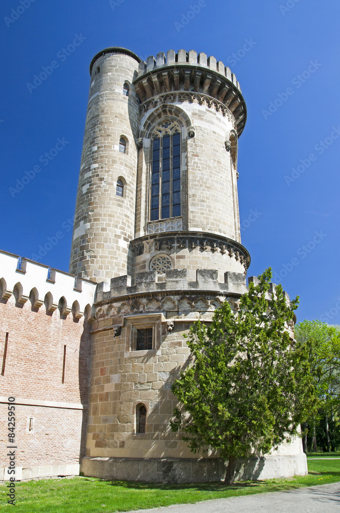 Tower at Laxenburg castle in Vienna