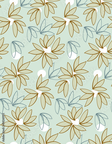 Abstract floral seamless pattern background
