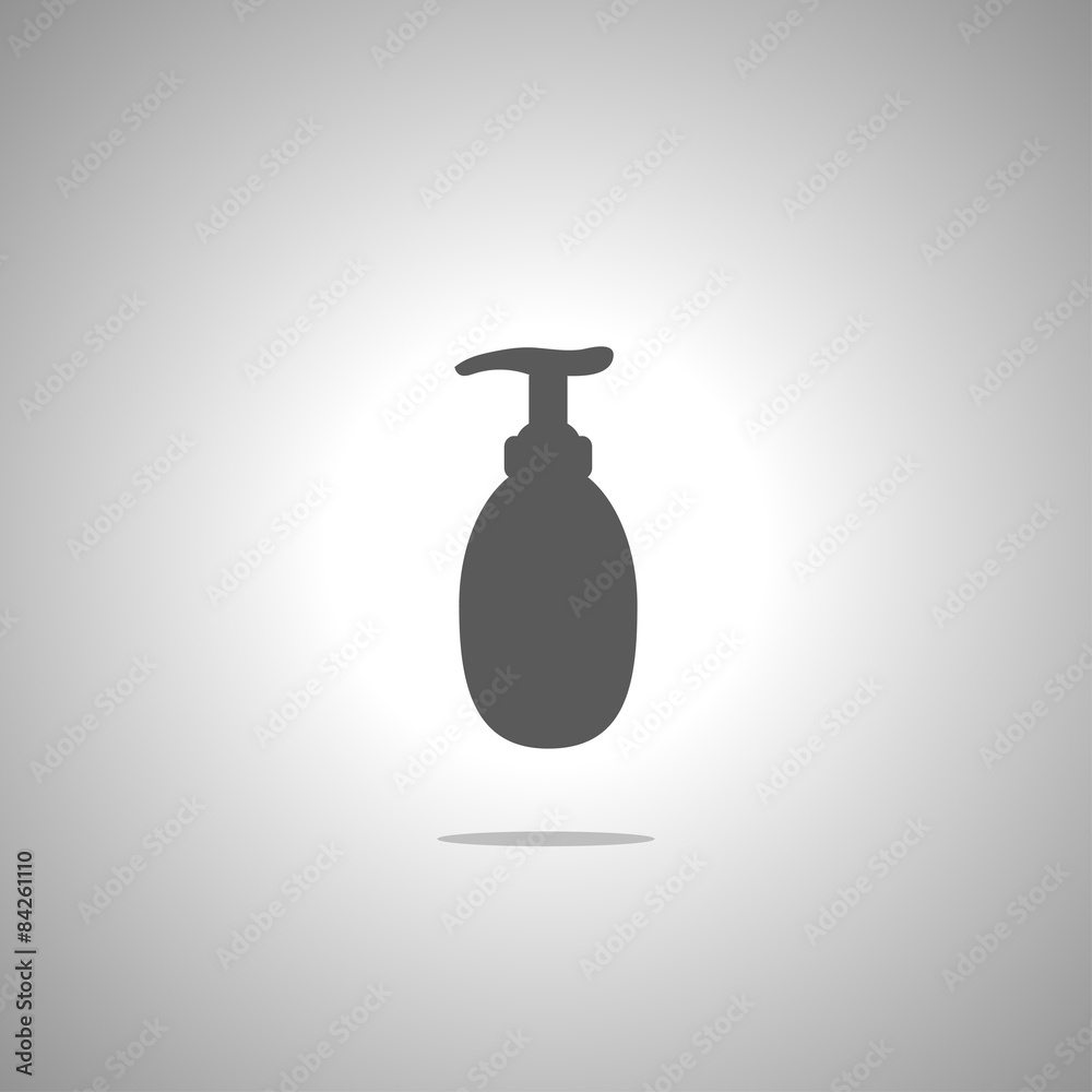 Obraz premium gel foam or liquid pump plastic bottle