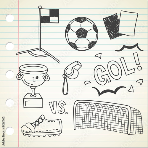 soccer doodle photo