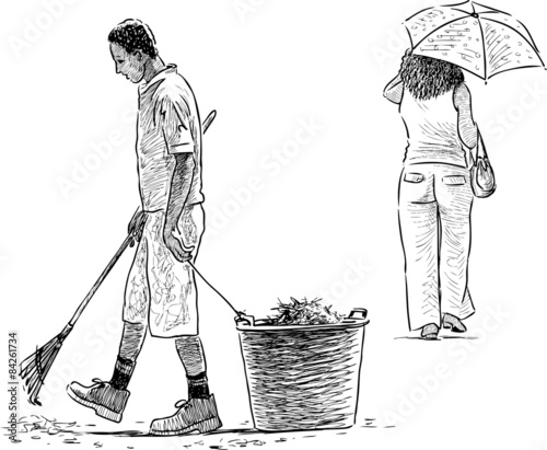 gardener and woman