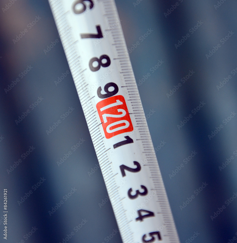 White measure tape White measure tape
