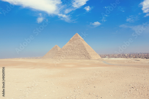 The Pyramids in Egypt  Giza