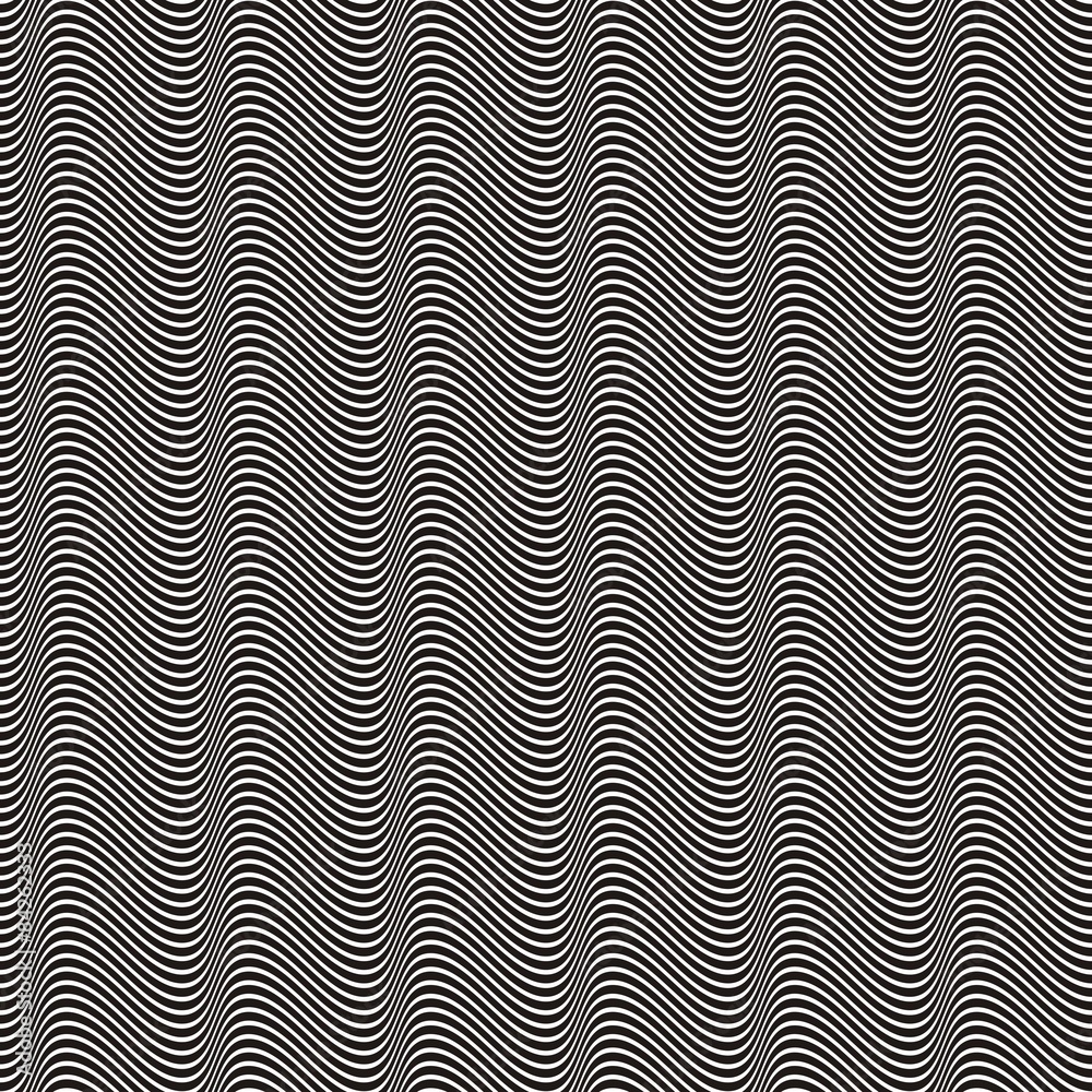 Seamless wavy line pattern Seamless wavy line pattern