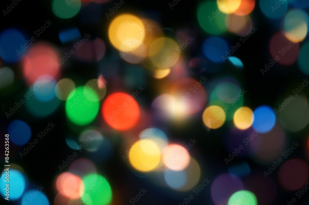 Lights blurred bokeh background Lights blurred bokeh background