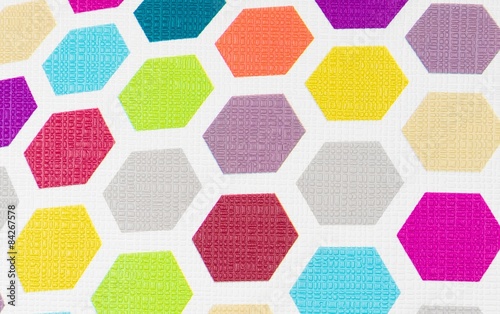 colorful hexagon background texture
