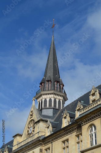 Clocher de l'ancienne chapelle du Bon Sauveur à Caen (Normandie)