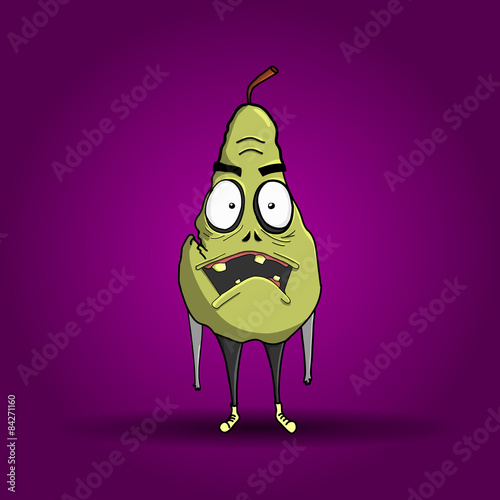 Zombie fruit. Pear.