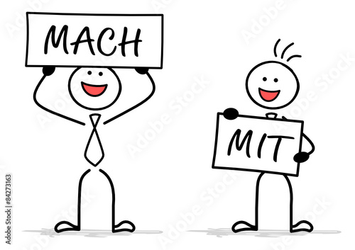 Strichmännchen - mach mit