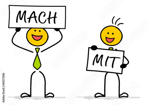 Strichmännchen - mach mit