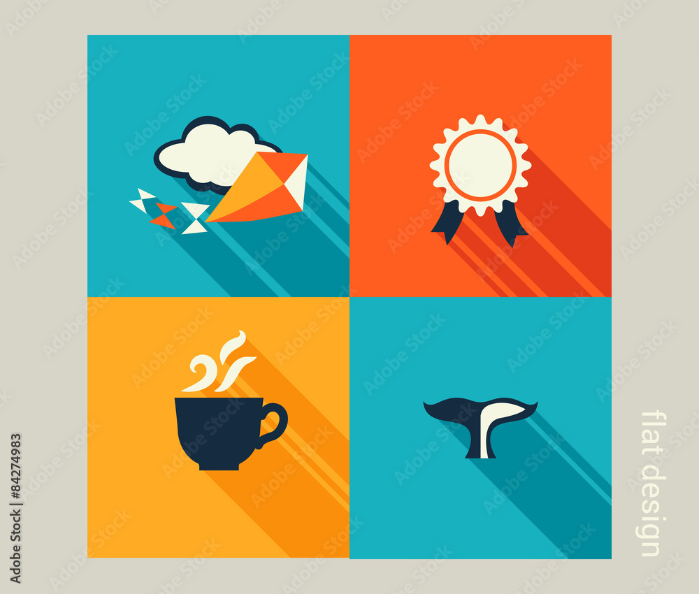 Business icon set. Vacation, holiday, recreation. Flat design Business icon set. Vacation, holiday, recreation. Flat design